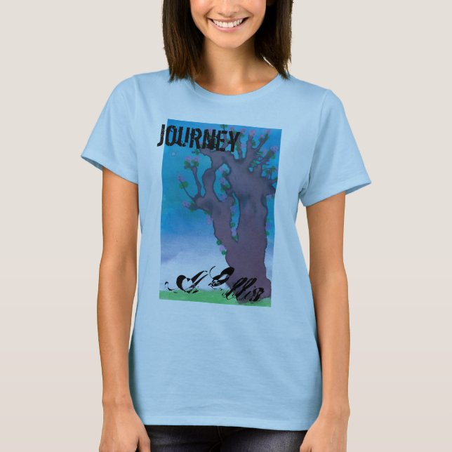 Camiseta A.Ellis projetou o T: Viagem (Frente)