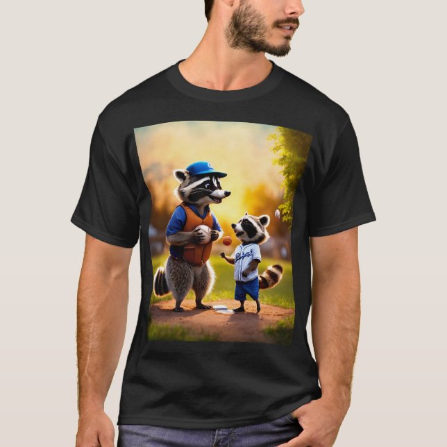 Camiseta A emoção de jogar beisebol (Frente)