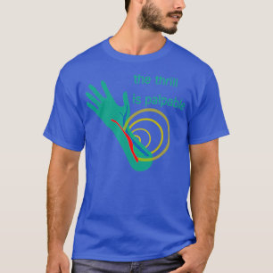 Camiseta A emoção é palpável - Engraçada Presente para
