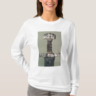 Camiseta A empunhadura de uma espada de Viking encontrou em