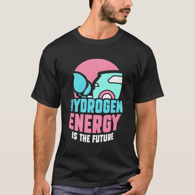 Camiseta A Energia Do Hidrogênio É A Futura Energia Híbrida (Frente)