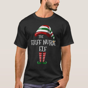 Camiseta A Enfermeira Funcionarios Elf Engraçada Combinação