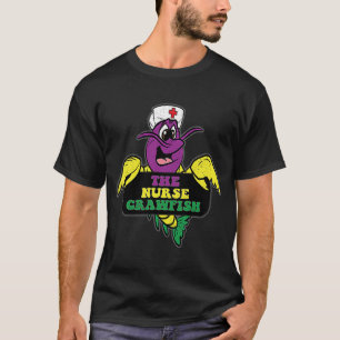 Camiseta A Enfermeira Mardi Gras Carnaval Parade RN L