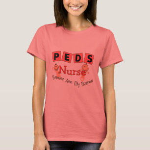 Camiseta A enfermeira pediatra "bebês é meu negócio "
