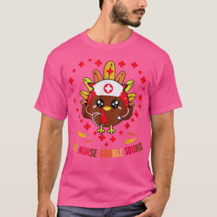 Camiseta A Enfermeira Turca Feliz Dia De Ação De Graças Par