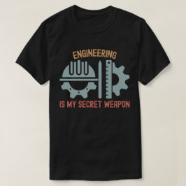 Camiseta A Engenharia É Minha Arma Secreta
