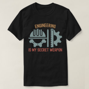 Camiseta A Engenharia É Minha Arma Secreta
