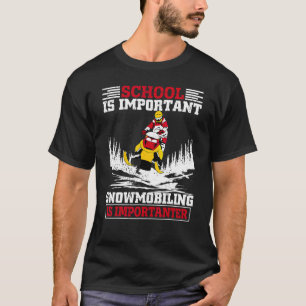 Camiseta A Engraçada Escola É Importante, Mas Mobilidade A