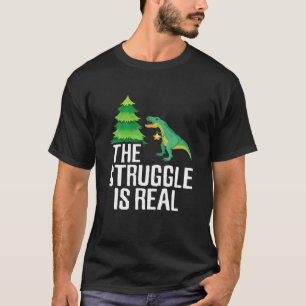 Camiseta A Engraçada Luta De Surus De Natal É Verdadeiramen