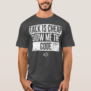Camiseta A Engraçada Palestra É Barata Mostre-Me O Programa
