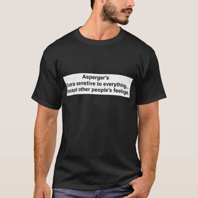 Camiseta A engrenagem de Asperger (Frente)