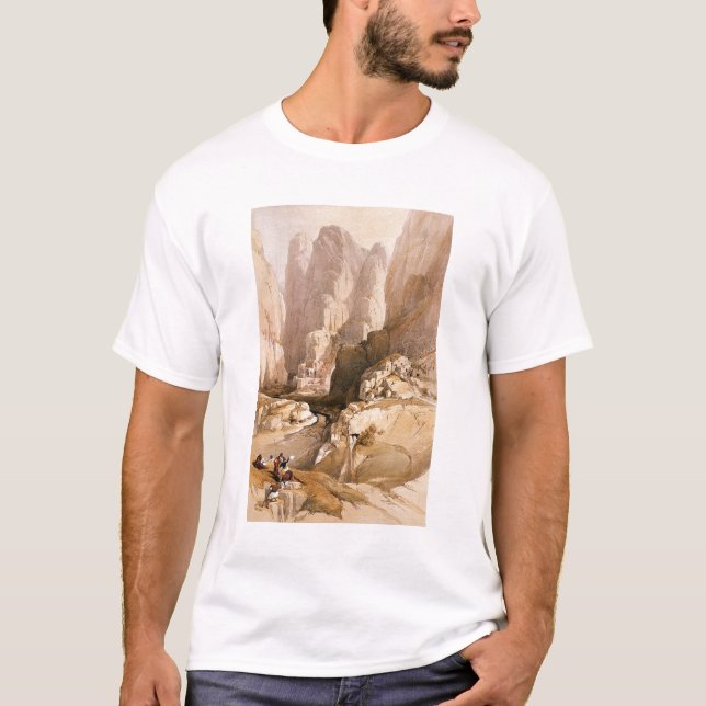 Camiseta A entrada a PETRA, o 10 de março de 1839, chapeia (Frente)