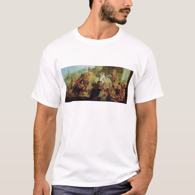 Camiseta A entrada de Alexander o excelente (Frente)