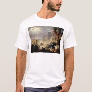 Camiseta A entrada do cristo em Jerusalem