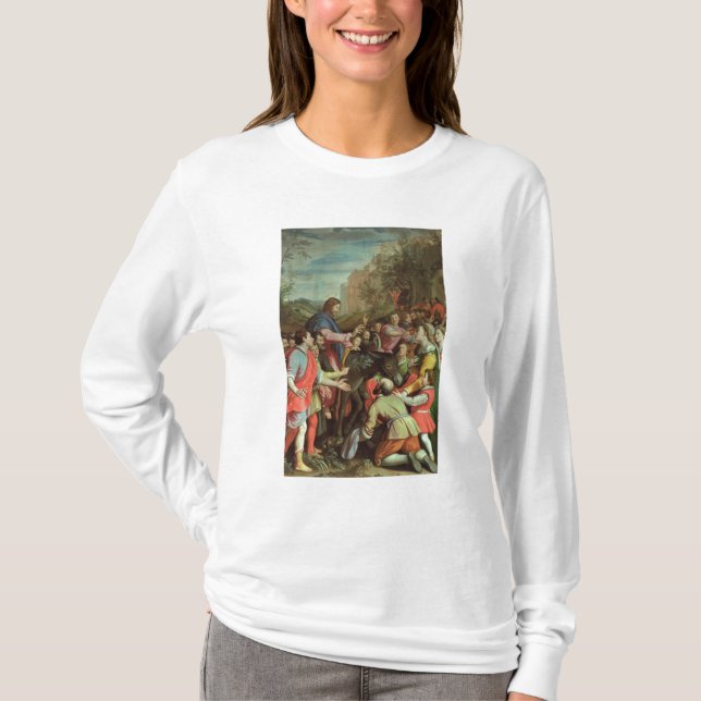 Camiseta A entrada do cristo em Jerusalem (Frente)