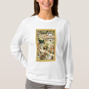 Camiseta A entrada triunfante de Akbar do imperador em