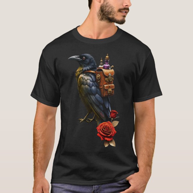 Camiseta A Entrega Mecânica do Corvo (Frente)