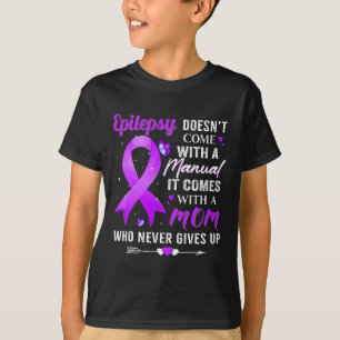 Camiseta A epilepsia não vem com uma purga manual de consci