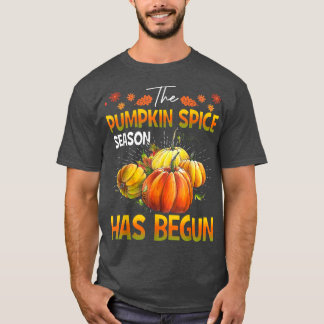Camiseta A Época Pumpkin Spice ComeçouFall outono