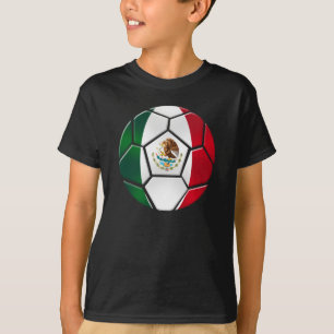 Camiseta A equipa de futebol nacional mexicana ventila