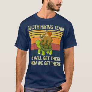 Camiseta A Equipe De Caminho De Largura Pensou Que Chegarem