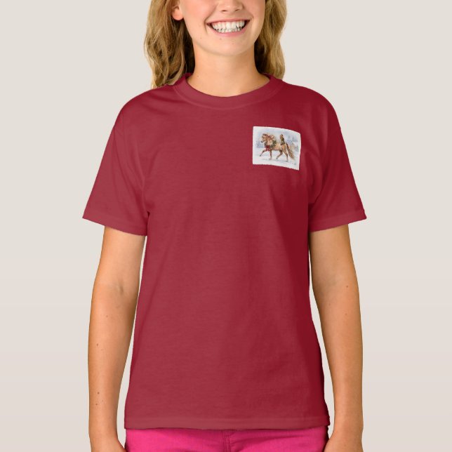 Camiseta A equipe de Natal com Maggie e Nari (Frente)