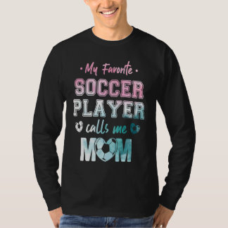 Camiseta A Equipe do Jogador de Futebol Limpa a mamãe Goali