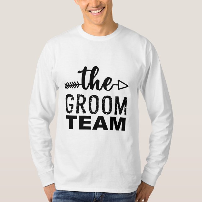 Camiseta A Equipe do Noivo (Frente)