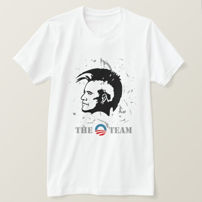 Camiseta A Equipe Obama 2012 (Frente do Design)