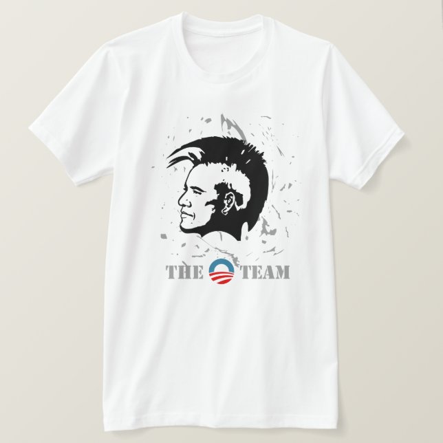 Camiseta A Equipe Obama 2012 (Frente do Design)