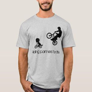 Camiseta A equitação de BMX Partners o t-shirt do pai
