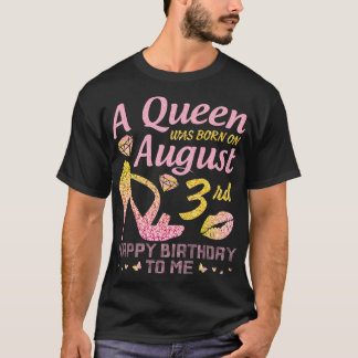 Camiseta A Era Nascer Em Agosto