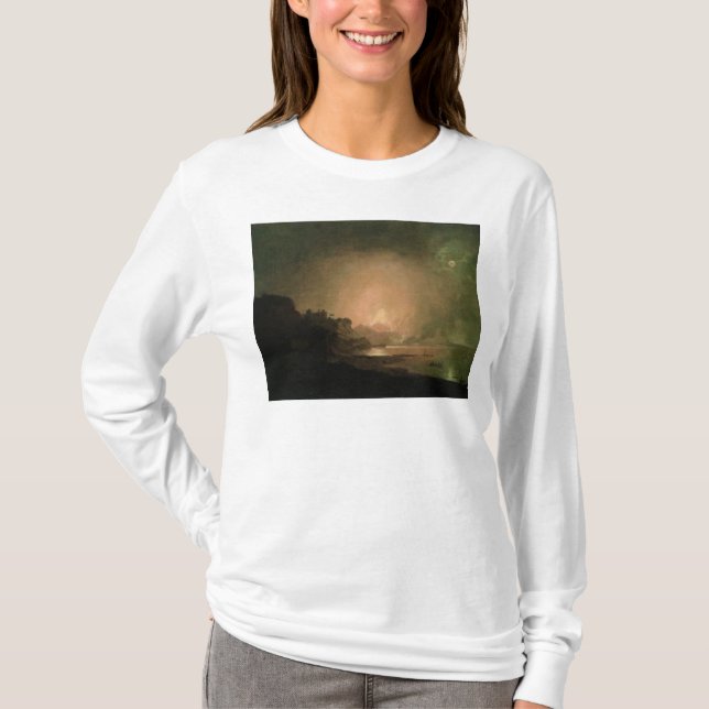 Camiseta A erupção do Monte Vesúvio (Frente)
