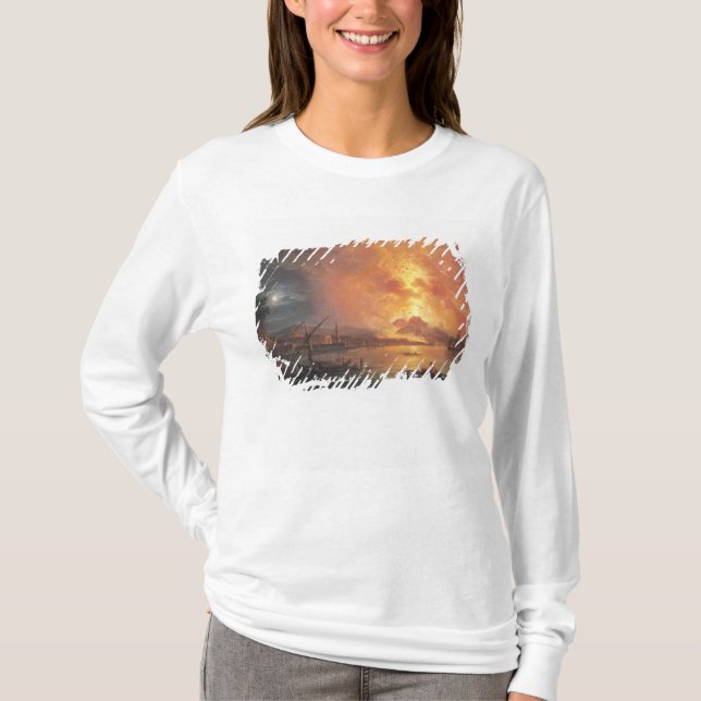 Camiseta A erupção do Vesúvio (Frente)