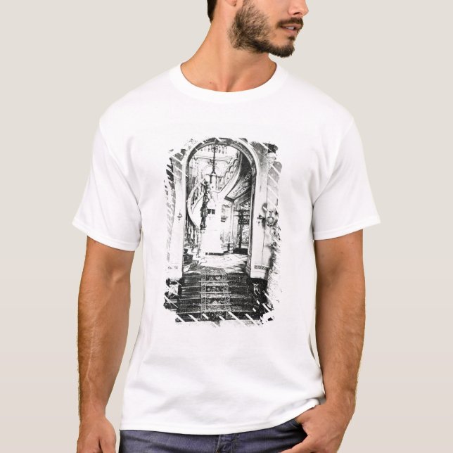 Camiseta A escadaria do vestíbulo e do ônix (Frente)