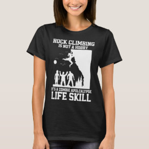 Camiseta A Escalada Não é Passatempo, É um Apocalipse Zumbi