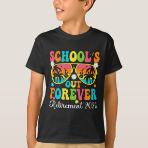 Camiseta A Escola Acabou Para Sempre Aposentadoria 2026 Ret