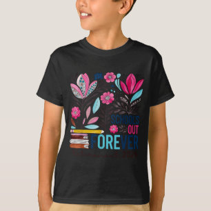 Camiseta A escola acabou para sempre aposentadoria aposenta