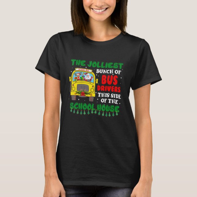 Camiseta A Escola De Natal Mais Jolliest Do Barramento (Frente)