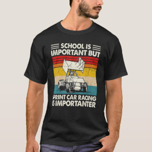 Camiseta A Escola É Importante, Mas A Corrida Do Carro De S