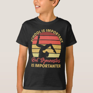Camiseta A Escola É Importante Mas Ginástica Ensina
