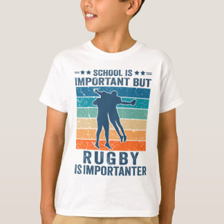 Camiseta A Escola É Importante Mas O Rugby É Importante