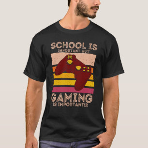 Camiseta A Escola É Importante, Mas Os Jogos São Importante