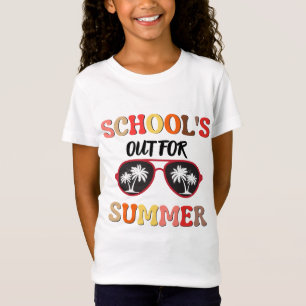 Camiseta A escola está fora no verão