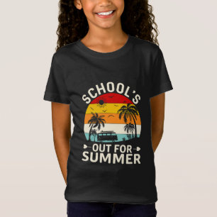 Camiseta A escola saiu para a Vintage de Verão no último di