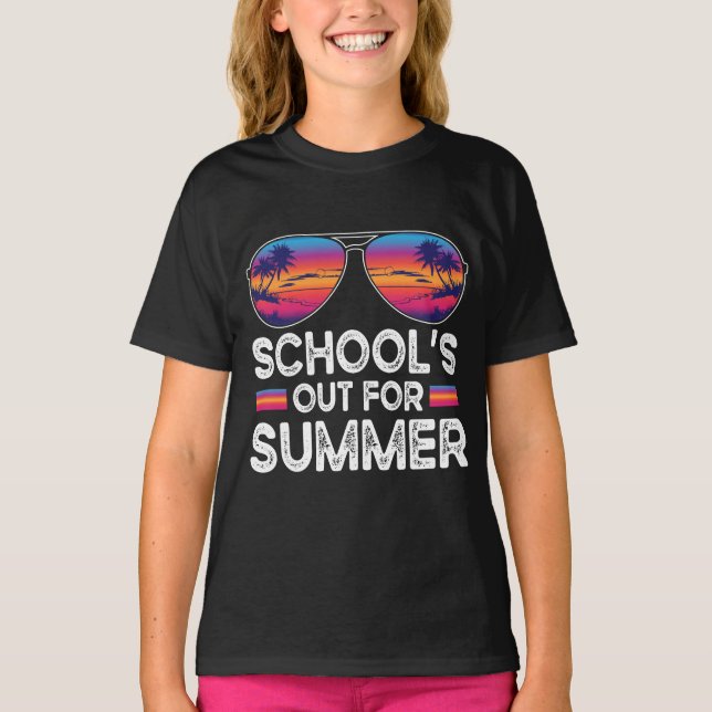 Camiseta A escola saiu para o verão (Frente)