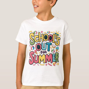 Camiseta A escola saiu para o verão!