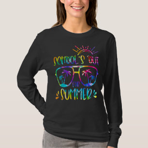 Camiseta A escola saiu para os óculos de verão no último di
