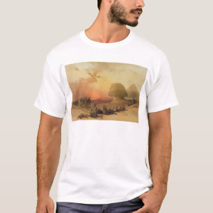 Camiseta A esfinge em Giza