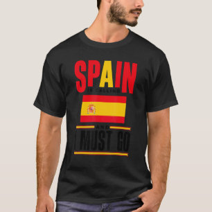 Camiseta A espanha Da Espanha Espanhola De Bandeiras De Esp